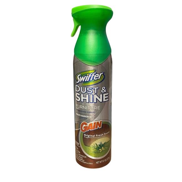 Swiffer Dust & Shine Furniture Spray Gain Original Fresh Scent NEW RARE 9.7 oz - Picture 1 of 12